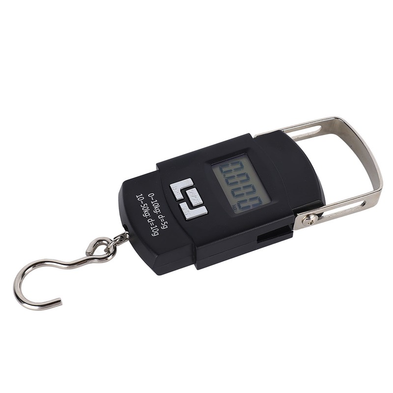 Hanging Hook Scale LCD Display 50kg Portable Digital Fish Scale