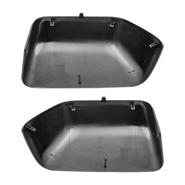 KYYET Gloss Black Top Half Side Tow Mirror Cover Cap Fits For 2017 2018 2019 2020 2021 2022 2022 2023 2024 Ford F250 F350 Super Duty Replace HC3Z17D742AA HC3Z17D743AA