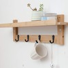 100 Pieces Double Hole Wall Mounted Single Hook Robe Hooks