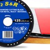 S&R Cutting Disc Multi-Material 125 mm x 22.2 mm, Multi