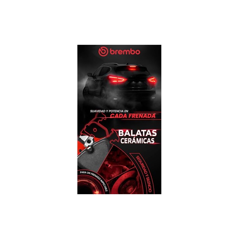 BREMBO Balatas Cerámicas Delanteras Compatible con NISSAN SENTRA de 2000