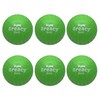 Tryeht Self Inflating Ball 5", Rubber New Feel Breacy Ball, Hi Bouncy, Never Need Pump, Neon Green, Playground Balls, Handball, Dodgeballs, Picnic and School Play in and Outdoor (6 Pack)