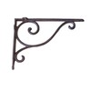 4 Cast Iron Antique Style Brackets with Plant Hooks Garden
