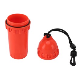 BONKZEBU Scuba Diving Snorkeling Waterproofing Cylindrical Dry Box Underwater Waterproofing Cylindrical Dry Box with Clip (Red)