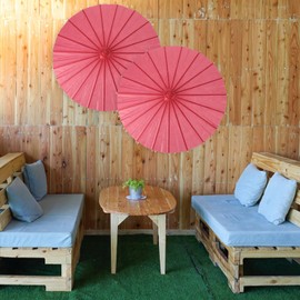 ledmomo Mini Paper Umbrella, Japanese Umbrella, 11.8 inches (30 cm), Set of 2, DIY Decoration, Japanese Style Decoration, Photo Tool, Red, Japanese Umbrella, Japanese Clothing, Kabuki, Inn Rental