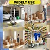 EAGWON 3-in-1 Aluminum Folding Hand Truck Dolly, 600 lbs Heavy