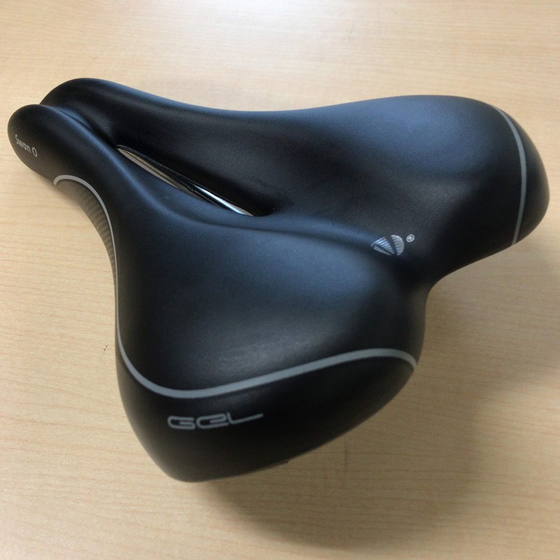 VELO Voam VL-4290 Comfort Saddle [Swan O] V-foam Series, Black