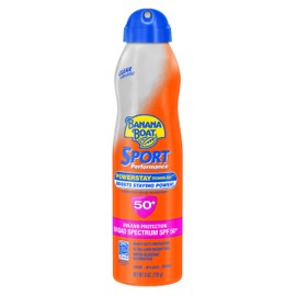 Banana Boat Ultra Mist Sport Performance Broad Spectrum Sun Care Spray, SPF 50, 6 Ounce