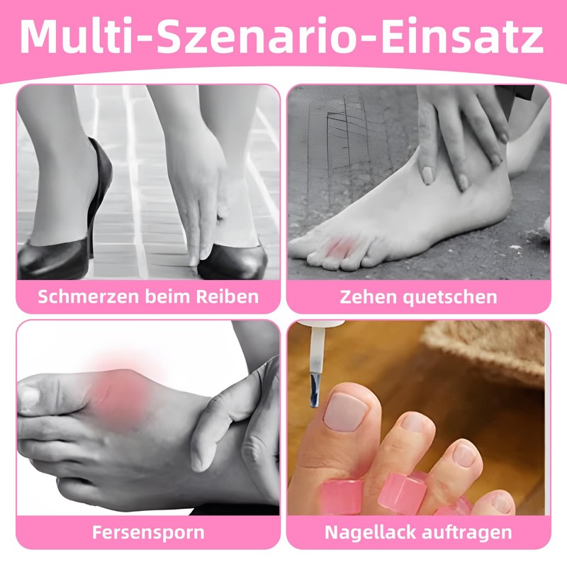 Uncle yang SEBS Toe Separators - 4-Piece Hallux Valgus Correction