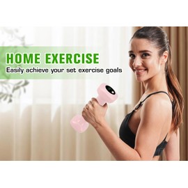 MOOSEC Smart Electronic Dumbbell with Counting and Timing，Dumbbells with Anti-Slip Material，Dumbbells Hand Weights Fitness Exercises for Home Gym Suitable Man/Women