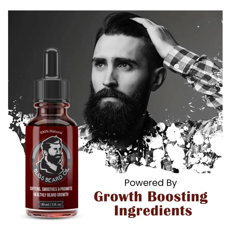 Aceite Para Barba Natural 30 Ml Con Aceite De Argán