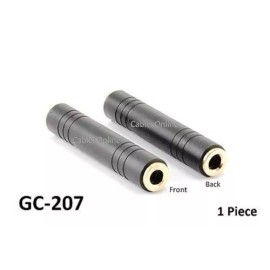 CablesOnline 1/4" (6.35mm) Mono Female to Female Coupler Gender Changer Adapter, GC-207
