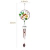 CREATIVE DESIGN Wind Chimes, 32''H Hummingbird Wind Chimes, Portable Metal
