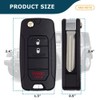 AKS KEYS Replacement for 2005 - 2018 Dodge Chrysler Jeep