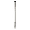 Parker Vector Premium Shiny Stainless Steel Chiselled Blue Rollerball Pen