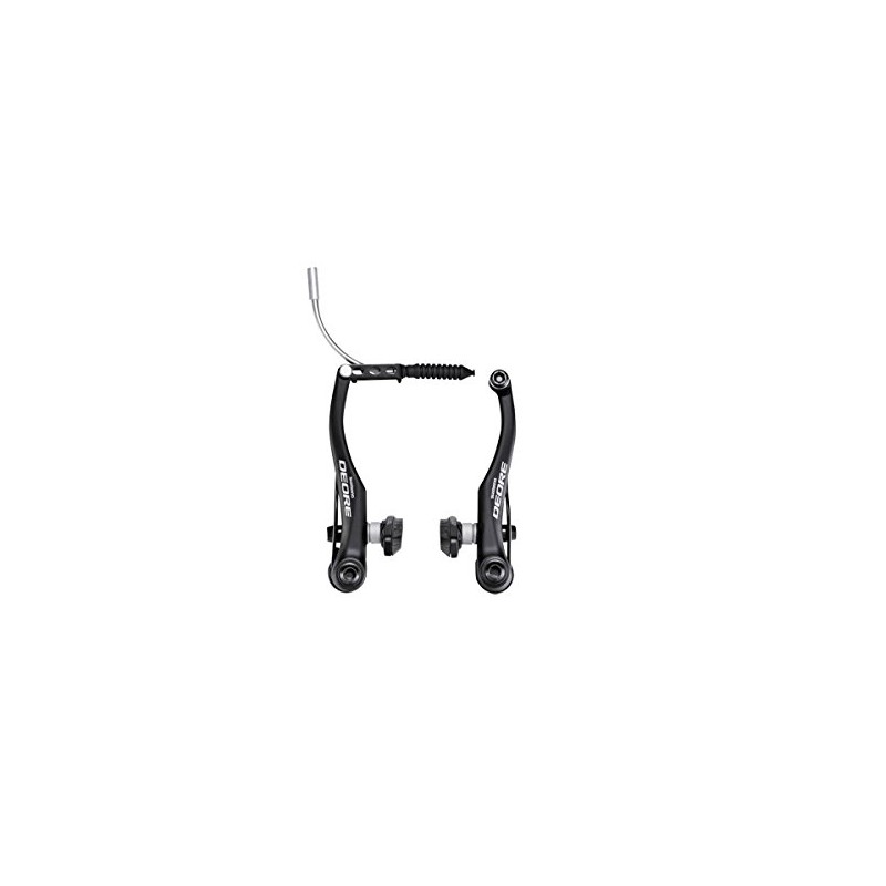 SHIMANO Deore BR-T610 V-Brakes - Black, 120 mm Front