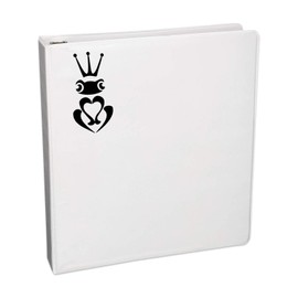 Bargain Max Decals Prince Frog Decal Notebook Car Laptop 5.5" (Black)