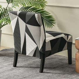 TGETBTTSR Armless Chair Slipcovers, Accent Chair Cover Stretch Chair Covers Furniture Protector Covers Removable Washable for Living Room Hotel (Color : #5)