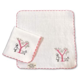 Shinjikatou Initial Gokochi Towel Handkerchief Initial Handkerchief (Y)