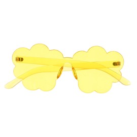 SAFIGLE Frameless Cloud Sunglasses for Women Adorable Heart-shaped Design for Parties Festivals Fun Events Cool Candy Shades for Stylish Girls