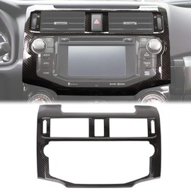 Voodonala for 4runner Central Console Navigation Frame Trim for Toyota 4runner SUV 2010-2019 (Carbon Fiber Grain)
