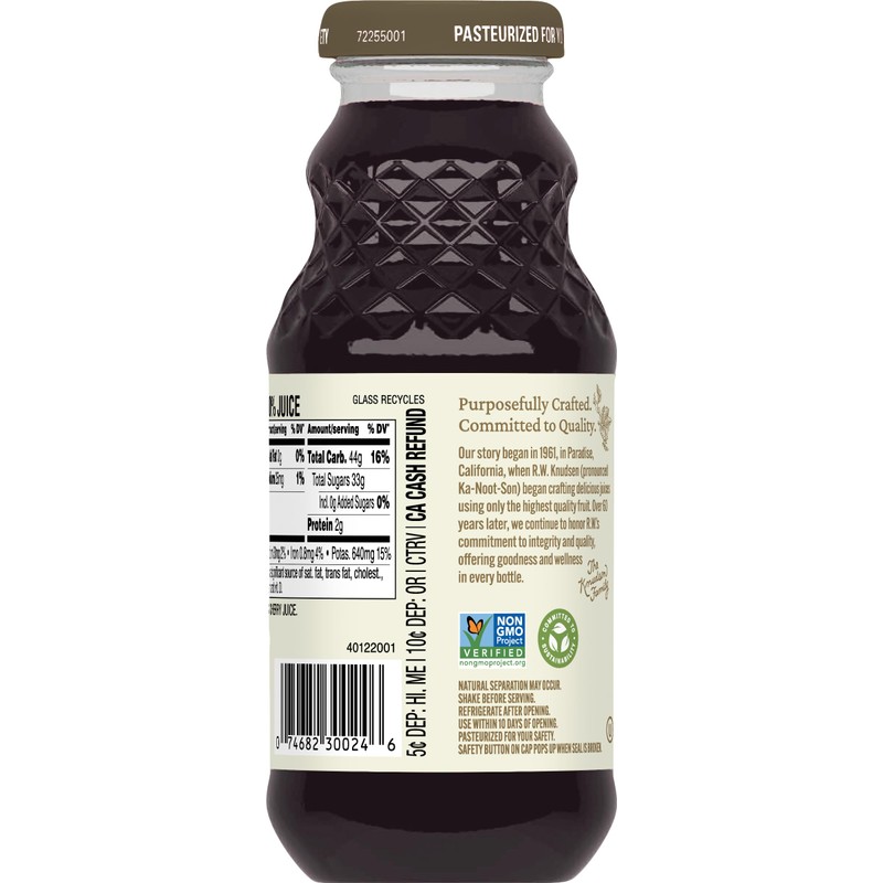R.W. Knudsen Just Black Cherry Juice, 8 fl oz (12