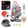 Carburetor Carb and Intake Manifold Boot For Kawasaki Bayou 300