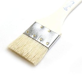 Nippon Chuko NBK 8100-40 White Pig Bristle Brush, Waterproof, Width 1.6 inches (40 mm)