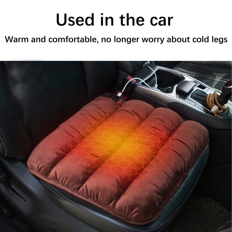Heating Cushion Winter Car Warm Plug Heating Pad USB Three