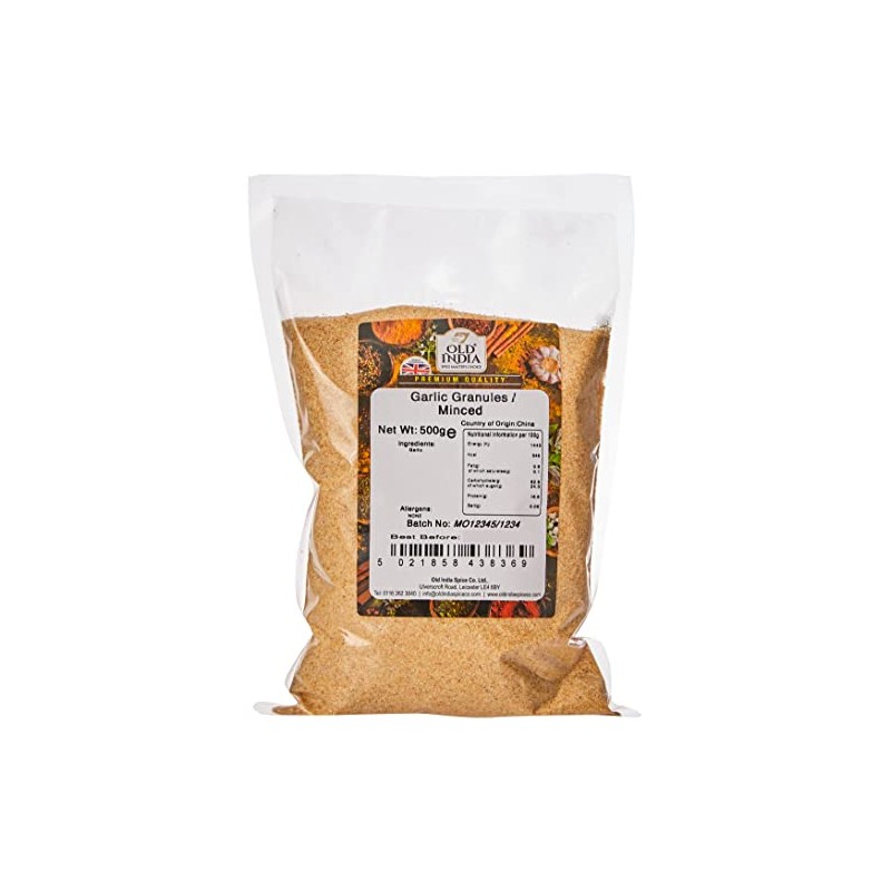Old India Garlic Granules / Minced 500g