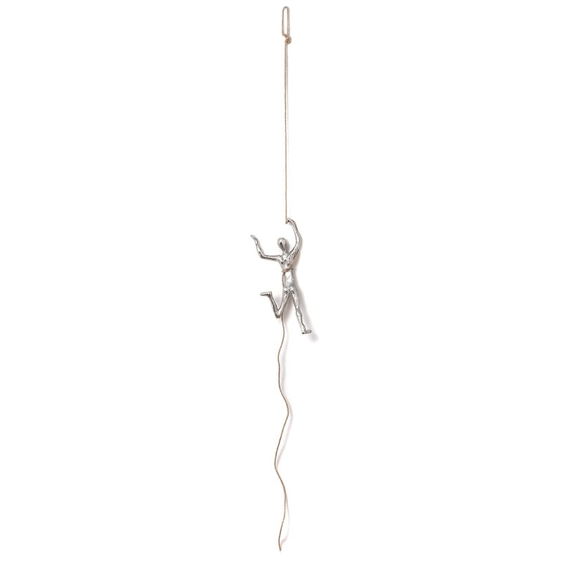 Moritz Sculpture Aluminium Figure Climber | 30 x 14 x