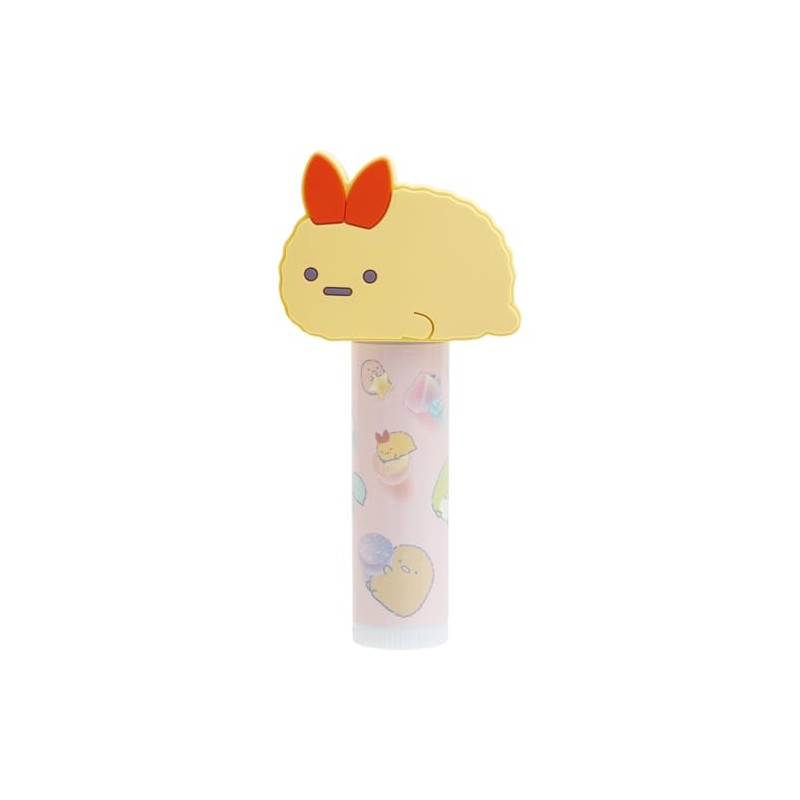 San-X Sumikko Gurashi Lip Cream with Mascot Fluffy Tail (Strawberry
