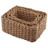MAKTSAM Set of 4 Wicker Storage Basket Set, Small Wicker