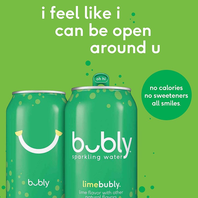 bubly Sparkling Water, Holiday Variety Pack, 12 fl oz. cans