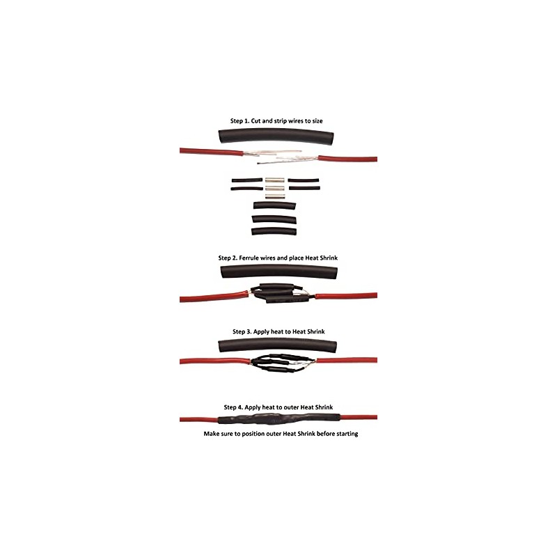 LuxHeat Floor Heating Single Splice Kit for Floor Heating Cables