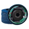 Serrated Disc 125 mm Grain 40 Pack of 10 for