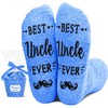 HAPPYPOP Uncle Gifts From Niece Nephew - Best Uncle Socks,