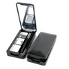 1 Set 3-Grid Portable Empty Palette for Broken Lipstick & Eyeshadow Decanting, Mini Lip Palette Container Case