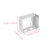 BOLWHAO 4 Pcs Box Mounting Bracket for Low Profile Blinds