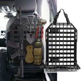 Molle Panels for Vehicles Rigid Seat Back Organizer Tactical Car Seat Panel Storage Organizer 21.3"*14.2"
