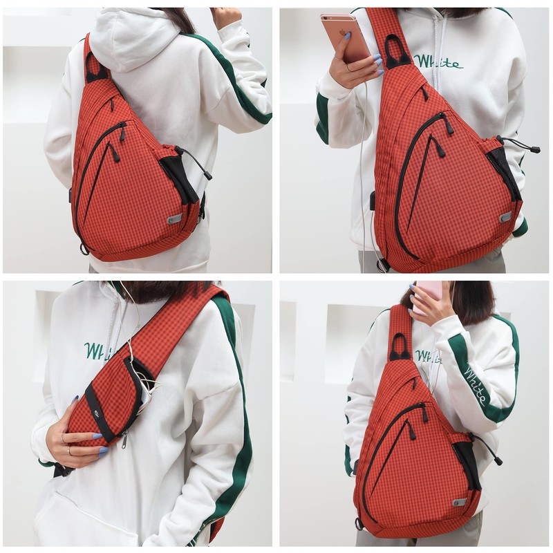 TurnWay Water-Proof Sling Backpack/Crossbody Bag/Shoulder Bag for Travel, Hiking, Cycling,