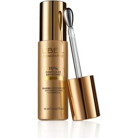 L'BEL - Concentré Sérum Contorno de Ojos Intensivo 15 g, 15% Complejo Antiedad Ojos, Sérum Antiarrugas, Aporta Firmeza y Disminuye Ojeras, Reduce Ojera y Bolsas, con Ácido Hialurónico y Péptidos