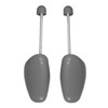 Incutex 5 pairs shoe trees variable size UK 5-11, plastic
