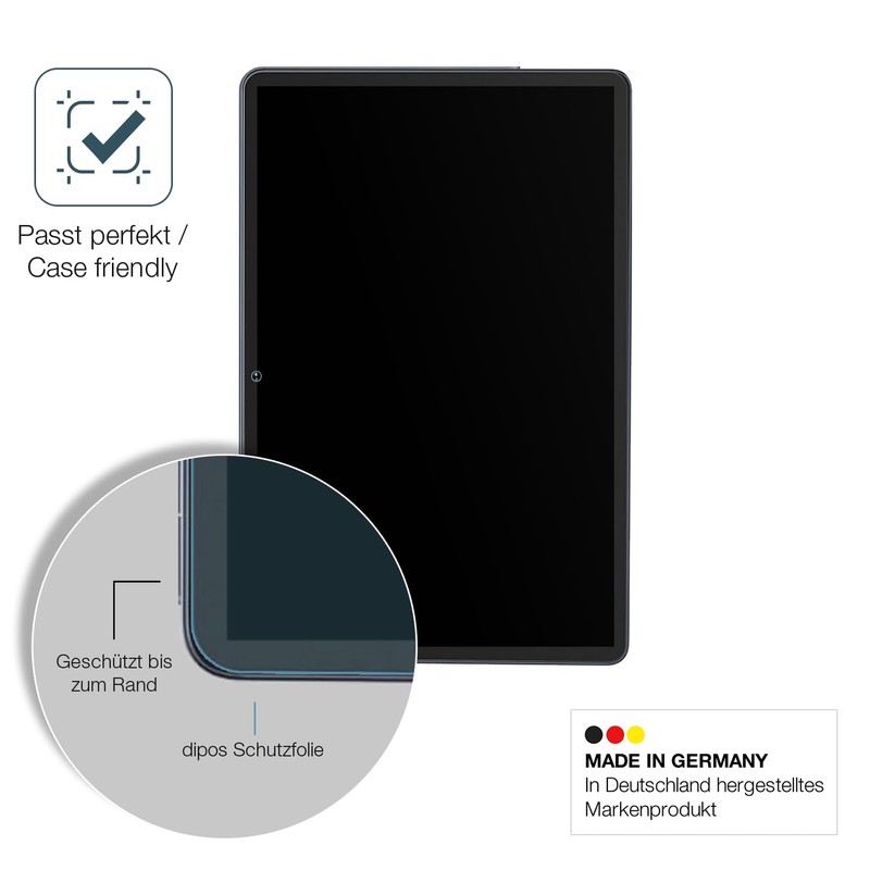 dipos I 2x Screen Protector 9H Matte Compatible with Tabwee
