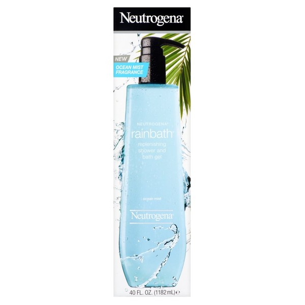 Neutrogena Rainbath Replenishing Shower and Bath Gel, Ocean Mist, 40 fl.oz.