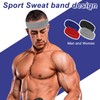 Heclia Sweatbands Sport Headband for Men Women, 4Pcs Breathable Fitness