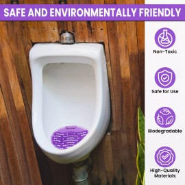 Klean Tinkle 3 pcs Urinal Mats Odor Freshener for Toilet Bathroom Urinal Mats Pads Deodorizer