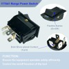 DTAIR 1177541 Range Power Switch Replacement for Southbend Range 20A(SPDT)