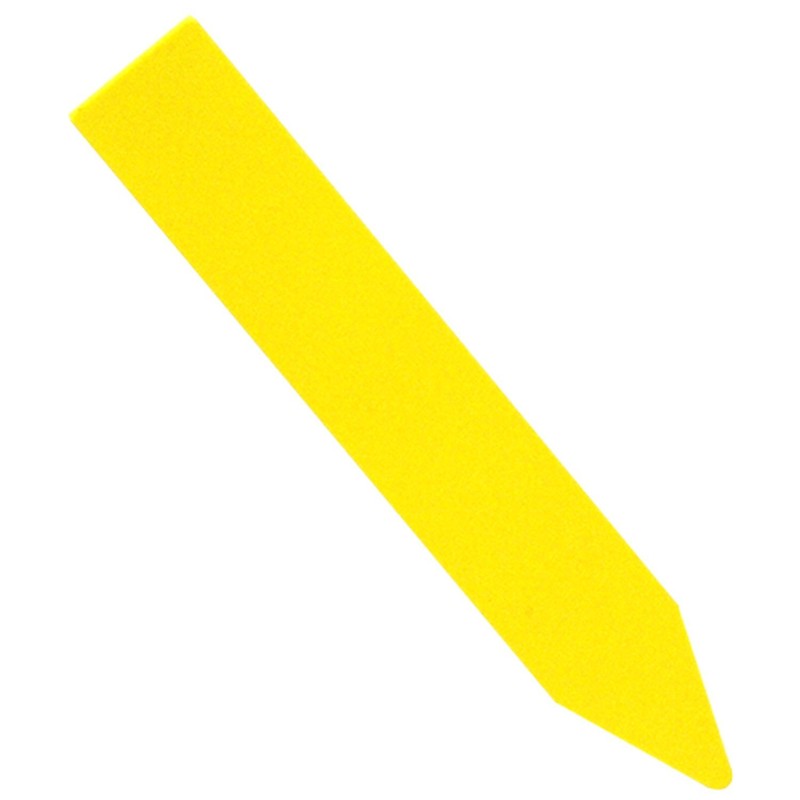 Safety 3 Gardening Color Labels, Pack of 10, Yellow, 0.6