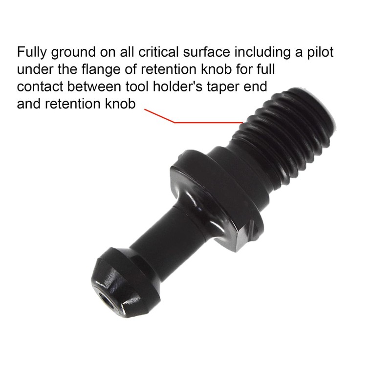 raseparter CAT40 45 Degree Pull Stud Pull Stud Retention Knob,